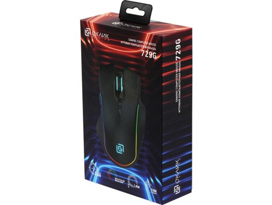 Мышь проводная игровая Oklick 729G LABYRINTH